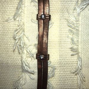 🎄Copper diamond studded choker